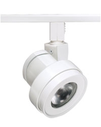 Juno Track Lighting TL252L-27HC-F-WH Cylindra 13W Dimmable LED Trac 12 Track Fixture 2700K, Flood, White Finish