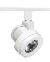 Juno Track Lighting TL252L-3K-N-WH Cylindra 13W Dimmable LED Trac 12 Track Fixture 3000K, Narrow Flood, White Finish