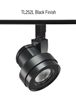 Juno Track Lighting TL252L-4K-N-BL Cylindra 13W Dimmable LED Trac 12 Track Fixture 4000K, Narrow Flood, Black Finish