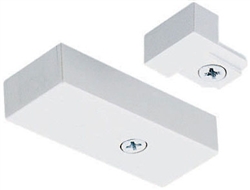 Juno Track Lighting TL38WH (TL38 WH) Trac 12 End Feed Connector/Joiner with Cover and Dead End, White Color