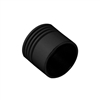 Juno TMCSNOOTBL Track Lighting Miniature Cylinder Snoot Trac Accessory, Black