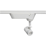 Juno Track Lighting TQJ114G2-2N-WH 12V Quick Jack LED Mini-Cylinder Spotlight 6W, 2700K, Narrow Flood, White Finish