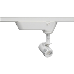 Juno Track Lighting TQJ114G2-35N-WH 12V Quick Jack LED Mini-Cylinder Spotlight 6W, 3500K, Narrow Flood, White Finish