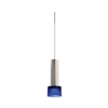 Juno TQJPL11442SNBLUSTN Trac-Master Decorative LED Mini-Pendant 6W 12V, Cylinder Pendant with 144 inch Cord, 2700K Color Temperature, Satin Nickel Pendant Body, Blue Glass, Satin Nickel Adapter