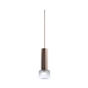 Juno TQJPL1783BZFRTBRZ Trac-Master Decorative LED Mini-Pendant 6W 12V, Cylinder Pendant with 78 inch Cord, 3000K Color Temperature, Bronze Pendant Body, Frost Glass, Bronze Adapter