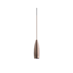 Juno TQJPL2782BZBRZ Trac-Master Decorative LED Mini-Pendant 6W, 12V, Flute Pendant with 78 inch Cord, 2700K Color Temperature, Bronze Pendant Body,No Glass, Bronze Adapater