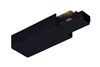 Juno Track Lighting TU38 RP BL 2-Circuit Trac Master End Feed Connector, Reverse Polarity, Black Color