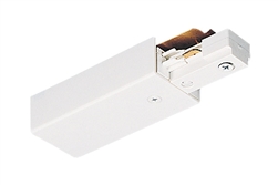 Juno Track Lighting TU38 RP WH 2-Circuit Trac Master End Feed Connector, Reverse Polarity, Wite Color
