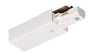 Juno Track Lighting TU38WH (TU38 WH) 2-Circuit Trac Master End Feed Connector, White Color