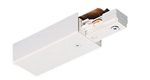 Juno Track Lighting TU38WH (TU38 WH) 2-Circuit Trac Master End Feed Connector, White Color