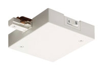 Juno Track Lighting TUCLF11WH (TUCLF11 WH) Trac-Master Current Limiting Feed, 2-Circuit, End Feed, White Color