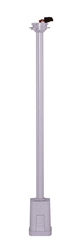 Juno Track Lighting TWLED-12-SL (TWLED 12IN SL) 12" Low Voltage Extension Wand for T252L Fixture, Silver Color