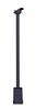Juno Track Lighting TWLED-18-BL (TWLED 18IN BL) 18" Low Voltage Extension Wand for T252L Fixture, Black Color