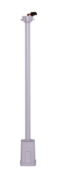 Juno Track Lighting TWLED-18-SL (TWLED 18IN SL) 18" Low Voltage Extension Wand for T252L Fixture, Silver Color
