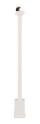 Juno Track Lighting TWLED-24-WH (TWLED 24IN WH) 24" Low Voltage Extension Wand for T252L Fixture, White Color