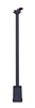 Juno Track Lighting TWLED-36-BL (TWLED 36IN BL) 36" Low Voltage Extension Wand for T252L Fixture, Black Color