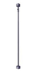 Juno Track Lighting TWS24SL (TEWS SL) 24" Line Voltage Extension Wand with Slope Adapter Silver Color