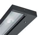 Juno Undercabinet Lighting UPF12-BL 12" 8W T5 Lamp, 3000K Pro Fluorescent Undercabinet Fixture, Black Finish