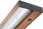 Juno Undercabinet Lighting UPF12-BZ-CP6 12" 8.4W T5 Lamp, 3000K Pro Fluorescent Undercabinet Fixture, with Portable 6" Cord and Plug, Bronze Finish