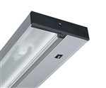 Juno Undercabinet Lighting UPF46-SL 46" 28W T5 HE Lamp, 3000K Pro Fluorescent Undercabinet Fixture, Silver Finish