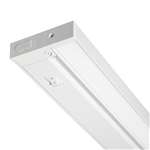 Juno Undercabinet Lighting UPS09 30K 90CRI WH 9" Dimmable Pro-Series SoftTask LED, 3000K, with On/Off Rocker Switch, Direct Wire, Designer White Finish