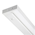 Juno Undercabinet Lighting UPS09-930-NS-WH 9" Dimmable Pro-Series SoftTask LED, 3000K, No Rocker Switch, Direct Wire, Designer White Finish