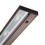 Juno Undercabinet Lighting UPX322 BZ 22" 60W 12V Low Voltage 3-Lamps Xenon Bi-Pin Lamp, Pro Xenon Undercabinet Fixture, Bronze Finish