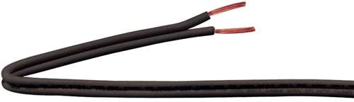 Juno UST18G 10FT BL 18AWG 2-Conductor Parallel Bonded Wire, 10-feet, Black