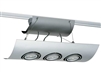 Juno Track Lighting X16301-BL Airfoil Trim for XT16301, XT16301-20H and XT16301-39H, Black Color