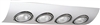 Juno Track Lighting X30401SL Airfoil Trim for XT30401, Silver Color