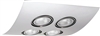 Juno Track Lighting X30404WH Airfoil Trim for XT30404, White Color