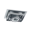 Juno Recessed Lighting XR16101SL 4" Low Voltage AVIO Square Gimbal Ring Trim, Silver Trim
