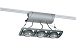 Juno Track Lighting XT16301-20H-GP AVIO Three Lamp - HID Metal Halide 20W CMH MR16 GX10 Unit, Graphite Color