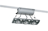 Juno Track Lighting XT16301SL AVIO Three Lamp - Low Voltage 20-50W MR16 Unit, Silver Color