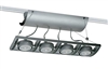 Juno Track Lighting XT16401-39H-SL AVIO Four Lamp - HID Metal Halide 39W CMH MR16 GX10 Linear Unit, Silver Color