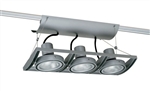 Juno Track Lighting XT30301GP AVIO Three Lamp - Line Voltage 35-75W PAR30 Unit, Graphite Color