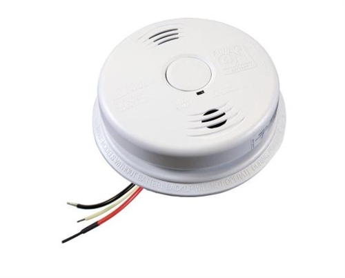 Kidde i12010SCO (21010408N) Worry Free 10 Year Sealed Lithium 120V AC Wire  in with Battery Back up Combination Smoke and Carbon Monoxide CO Alarm
