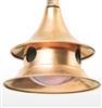 Kim AR32 60W A19 Incandescent 120V Wren House Landscape Light, Spun Copper Hood, Cast Bronze Mounting Loop, Natural Copper Finish