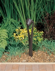 Kim Lighting ELL171BL 10W LED 120 Volt Die-Cast Aluminium Landscape Path Light, Ravenna, Black Finish