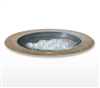 Kim Lighting LTV81FFSP36L3KUVSR Landscape In-Grade Light vault 8 Flat Frame, 13" Diameter, Spot Distribution, 36 LEDs, 3000K, 120-277V, Slip-Resistant Lens