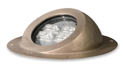 Kim Lighting LTV82EBNF12L4KUVPL Landscape In-Grade Light vault 8 Eye Ball, 10-3/8" Diameter, Narrow Flood Distribution, 12 LEDs, 4000K, Prismatic Lens