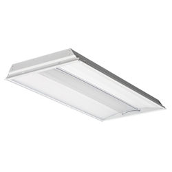 Lithonia 2ALL4 30L GZ10 LP835 2'x4' LED Recessed Light, 3000 Lumens, Dims to 10%, 3500K Color Temperature, 