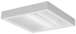 Lithonia 2BLTX2 33L SDSM GZ10 LP830 LED Surface Light 2 x 2 ft, 120-277V 3000K Color Temp, White