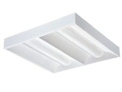 Lithonia 2RTL2 33L EZ1 LP830 2' x 2' LED Recessed Volumetric Light, No Air Function, 3300 Lumens, 120-277V, eldoLED Dims to 1%, No Controls