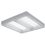 Lithonia 2RTL2 40L EZ1 E10WLCP LP840 2'x2' LED Recessed Volumetric Light, No Air Function, 4000 Lumens, 120-277V, eldoLED Dims to 1%, EM Self-Diagnostic Battery Pack, 4000K, 82 CRI