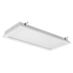 Lithonia 2VRTL F L48 5000LM ICW AP250FL MVOLT GZ1 40K 80CRI WH 2' Wide LED Recessed Troffer, Flange Trim, 48" Length, 5000 Lumens, Inset CRS White Door Frame, Acrylic Frosted Lens with 1/4" Polycarbonate Lens, 120-277V, 0-10V Dimming, 4000K, 80 CRI, White