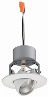 Lithonia 3iGBN LED 40K 90CRI 3 inch LED iGimbal Downlight, 8.7 Watts, 4000K, 90 CRI, 590 Lumens, Brushed Nickel
