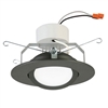 Lithonia 6G1MB LED 620 Lumens, 6 inch LED Recessed Downlight, 3000K, 80 CRI, Matte Black, Less Medium Base Socket Adapter