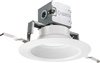 Lithonia 6JBK RD 30K 90CRI MW Round Direct-Wire Canless LED Recessed Downlight, 3000K Color Temperature, 11W, 850 Lumens, 90 CRI, Matte White