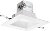 Lithonia 6JBK SQ 27K 90CRI MW Square Direct-Wire Canless LED Recessed Downlight, 2700K Color Temperature, 11W, 740 Lumens, 90 CRI, Matte White